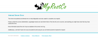 MyRestCo - 500 error