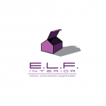 Концепция, логотип и слоган студии интерьер-дизайна ELF Interior