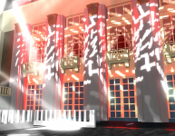 Светодизайн в санатории Русь