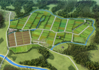 Визуализация Генплана поселкан  "Бобровниково"