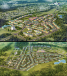 Визуализация генплана жилого комплекса "Троицкая слобода"