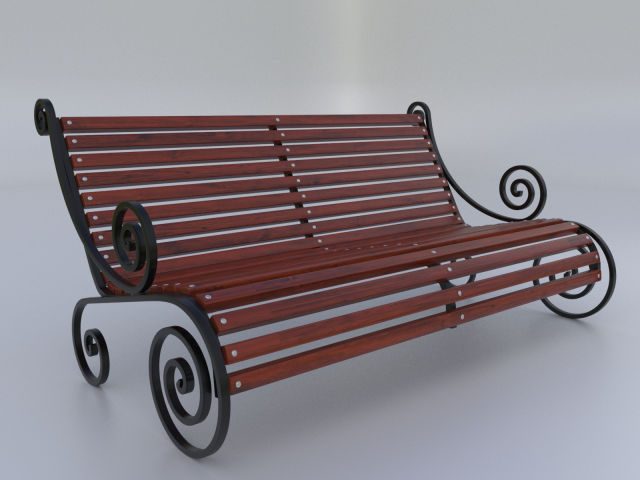 Скамейка уличная