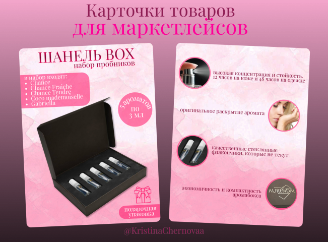 Карточки товаров для маркетплейсов