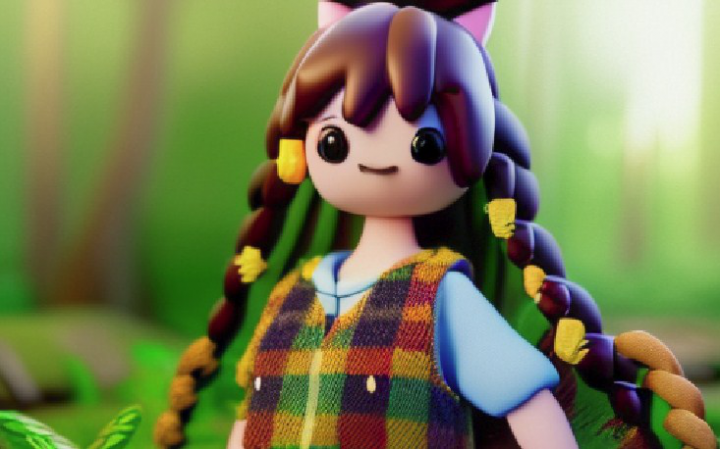 Девочка и птица 5