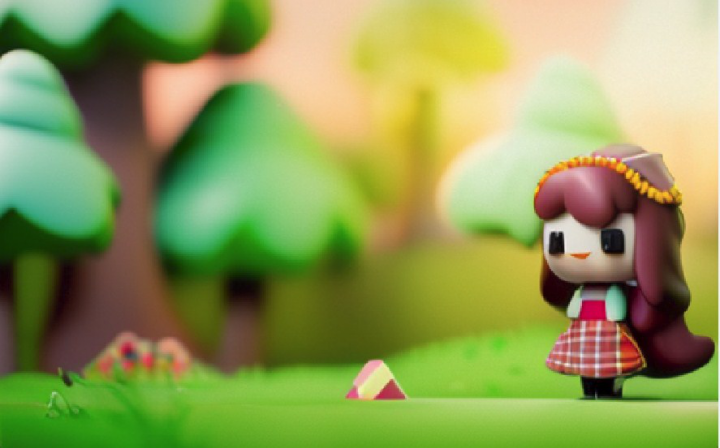 Девочка и птица 4