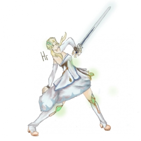 прекрасная люмин из геншин импакт