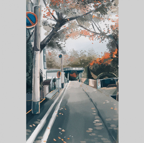 осенний город