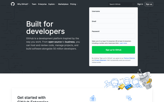 Пример парсинга GitHub (пользователи)