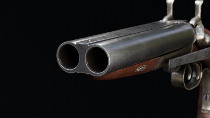 2x barrel gun