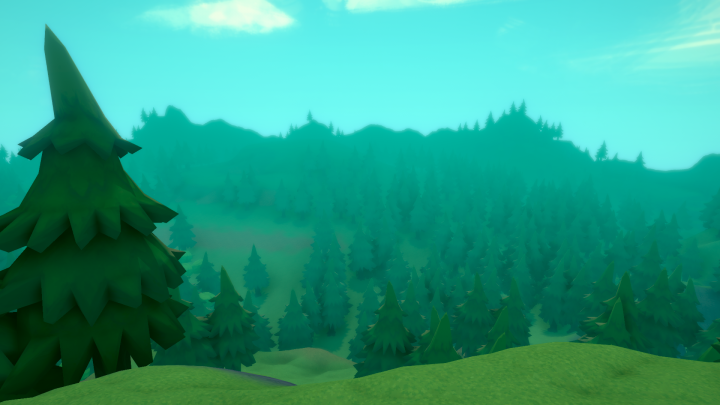 Unity low-poly Forest