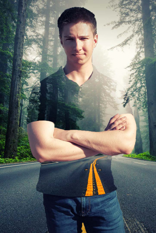 Эффект прозрачной одежды