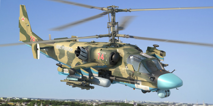 Модель вертолёта Ка-52