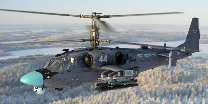 Модель вертолёта Ка-52