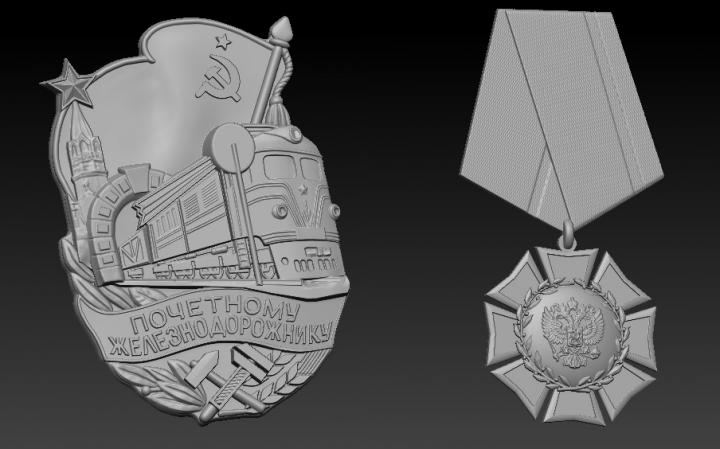 Моделирование медалей для фрезеровки на ЧПУ