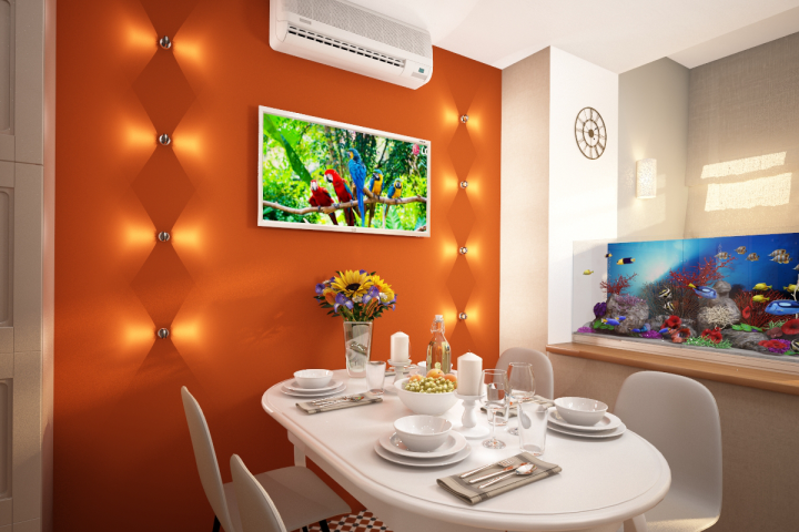 Дизайн интерьера, квартира в Москве. Кухня