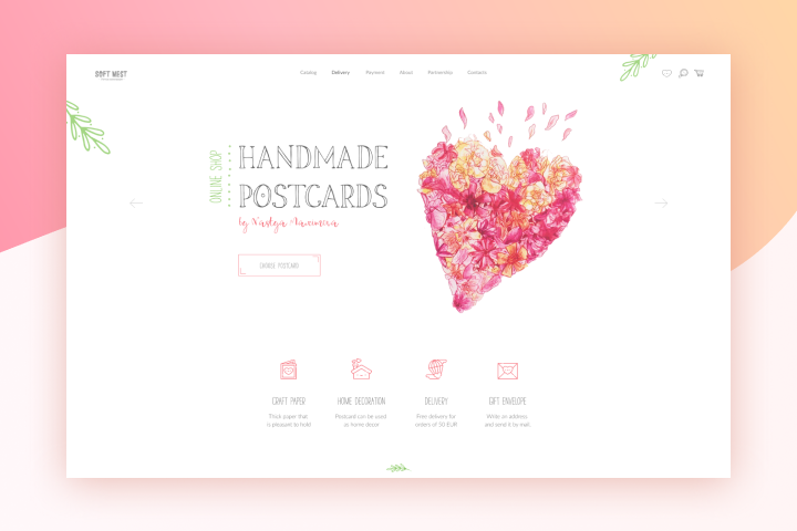 Soft Nest: интернет-магазин открыток ручной работы