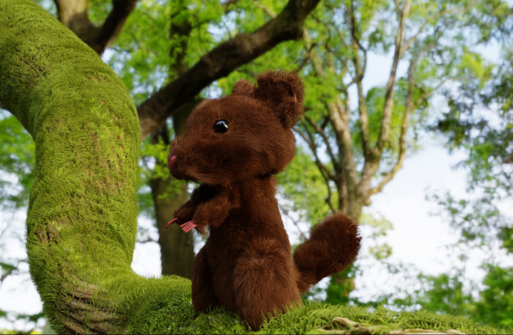 Пушистый зверк