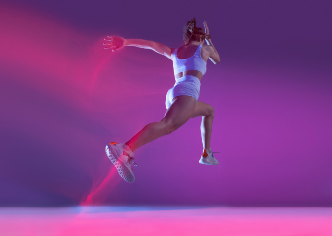 Веб баннер для акций сети спортзалов XFIT