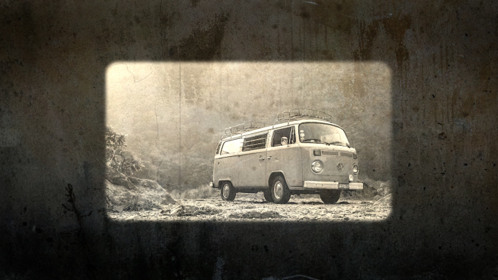 Слайд шоу старого проектора