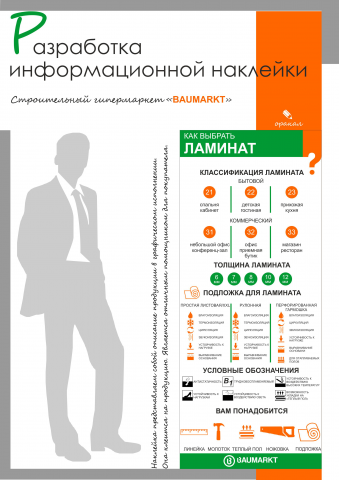 Информационная наклейка