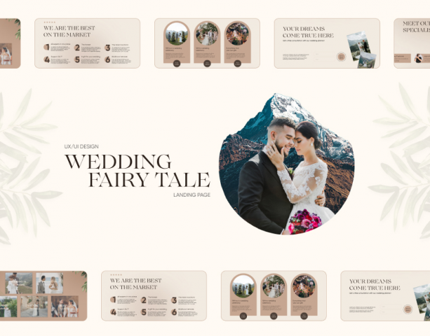 Landing Page "Wedding in Georgia"