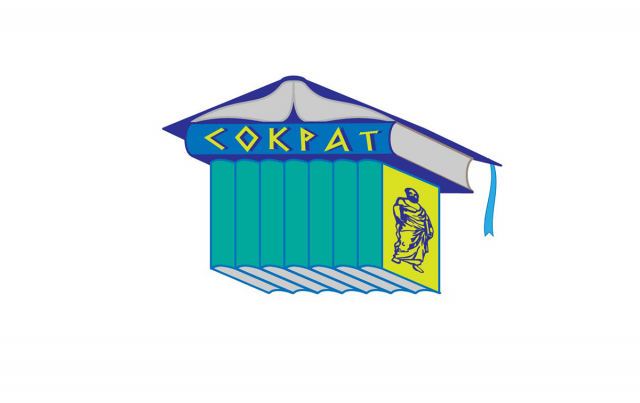 Вывеска логотип для образовательного центра СОКРАТ