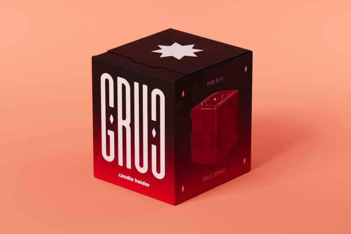 Прототип упаковки подсвечников "GRUC"