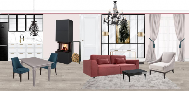 Кухня-гостиная