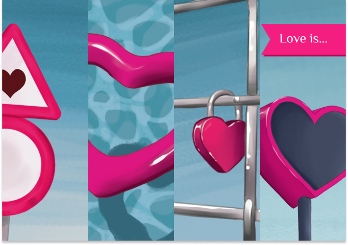 Моя коллекция иллюстраций LOVE IS...