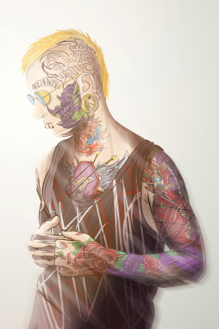 Фан арт был сделан для ютуб блогера Вадима Черноморова