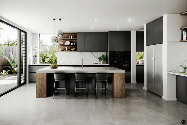 Visualization | Contemporary House | Kitchen