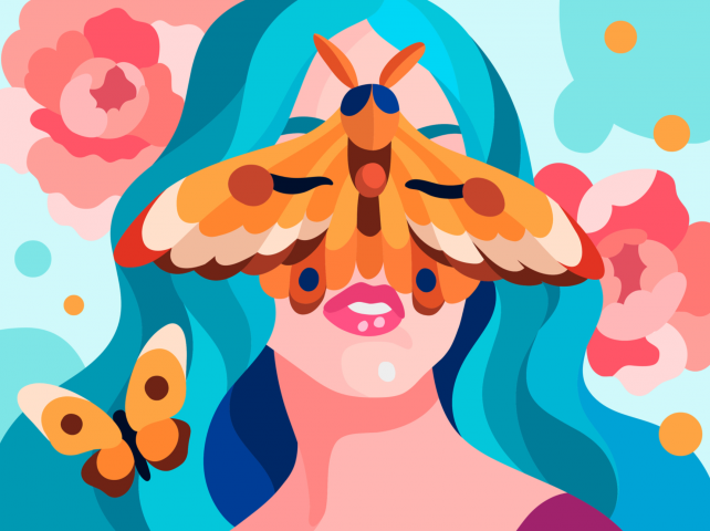 Moth face