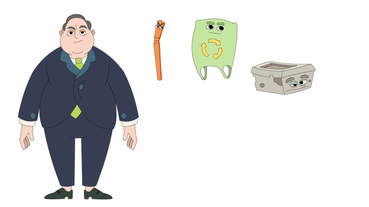 Последние Дни Треша - концепты главных героев