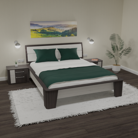 Визуализация кровати