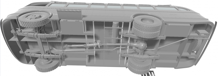 3D ходовой части ЗИС 155
