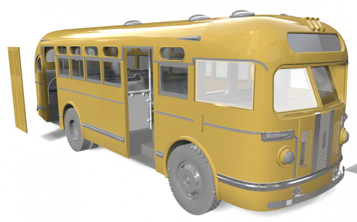 модель автобуса ЗИС 155