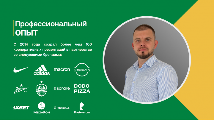 Портфолио с примерами слайдов