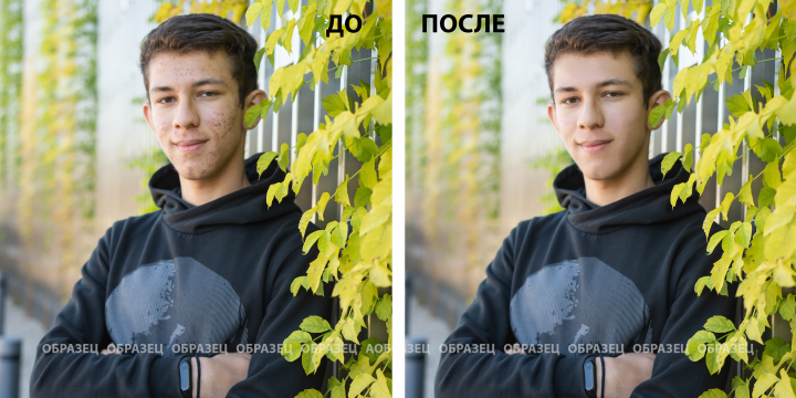 Ретушь школьных фотографий