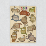 Календарь для магазина АШАН 2015 г