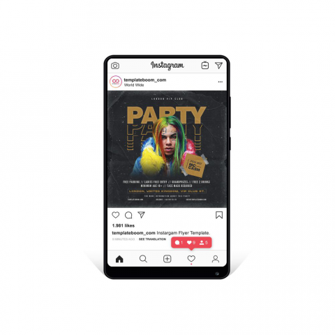 Instagram афиша Party Movement