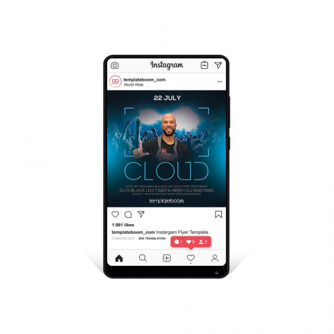 Instagram афиша Cloud