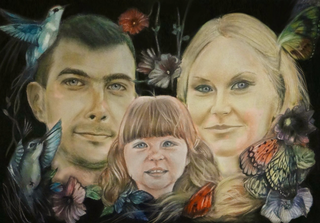 Портрет пастелью