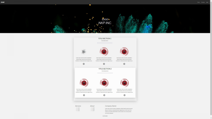 Small Site Template