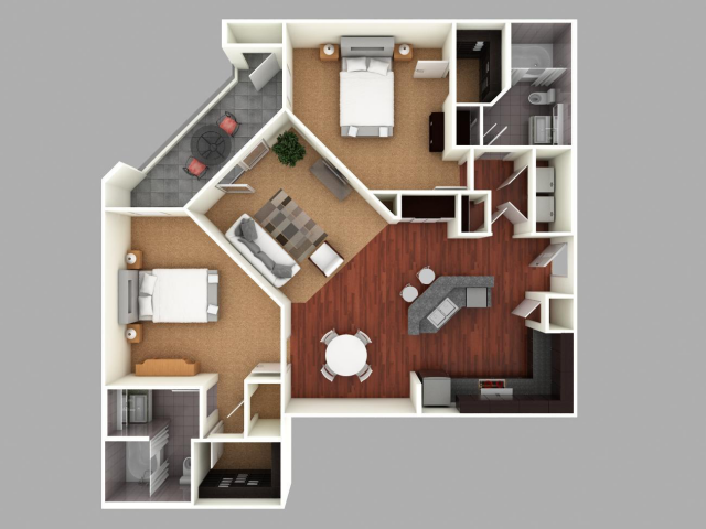 3D планировка квартиры