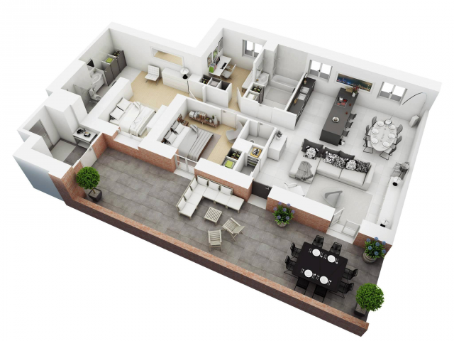 3D планировка квартиры