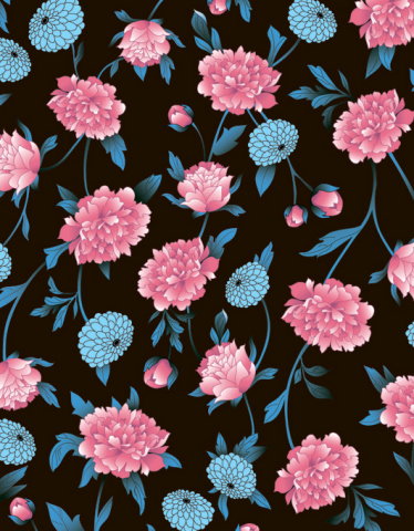 Эскиз рисунка для ткани в Adobe Illustrator