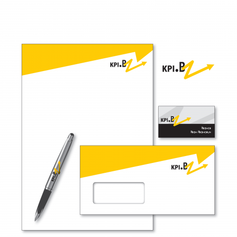 Фирменный стиль "KPI.BZ"