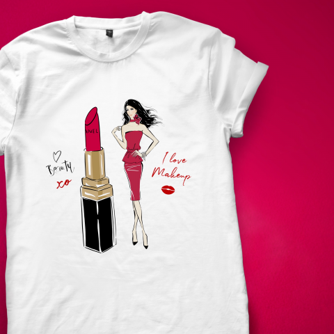 Дизайн футболки для Бьюти мастера