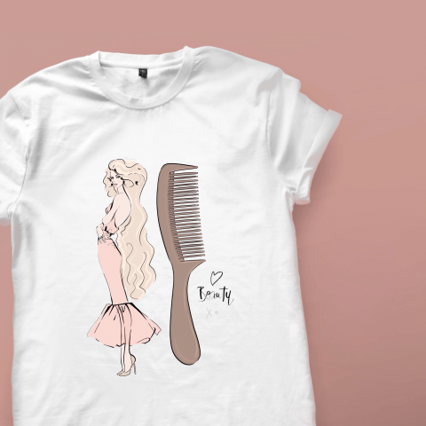 Дизайн футболки для Бьюти мастера