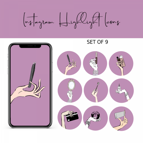 Инстаграм иконки+превью мастера по коррекции бровей